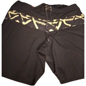 RBX XL Mens Swimwear with Netting Inside and 1 Zipper Pocket & 8" Inseam 0089